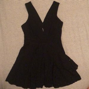 Free People black lace dress